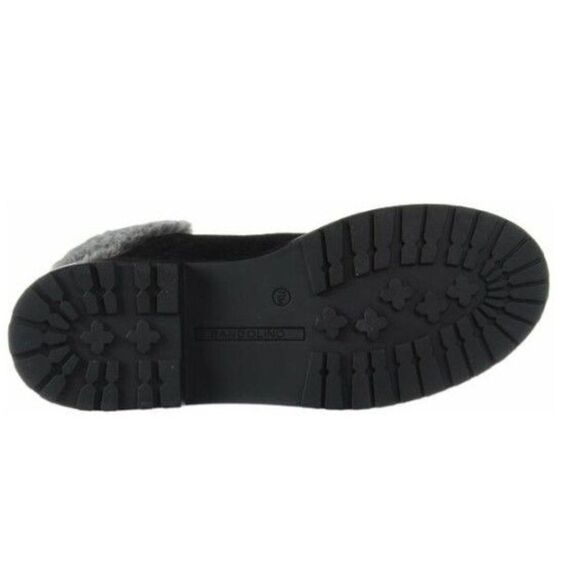 BANDOLINO Lauria Leather Lace Up Hiker Booties, BlackTan, Size 8 M, NIB - Picture 4 of 5